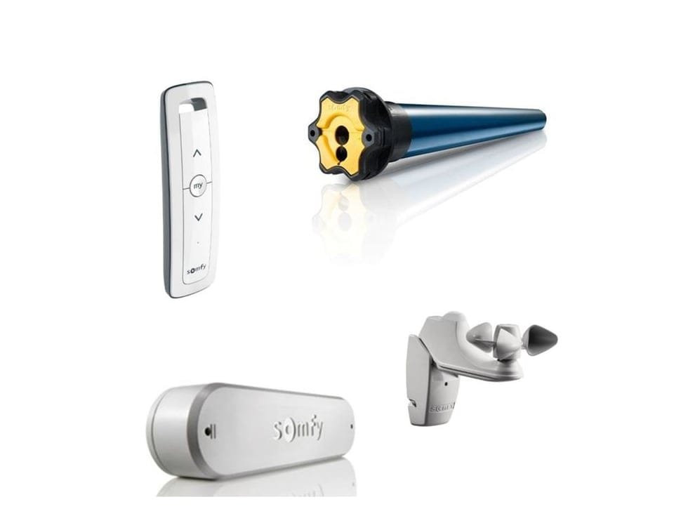 Mando Situo, motor tubular y sensores Somfy