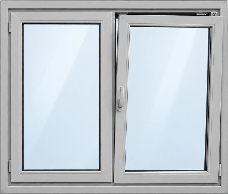 Ventana de aluminio oscilobatiente
